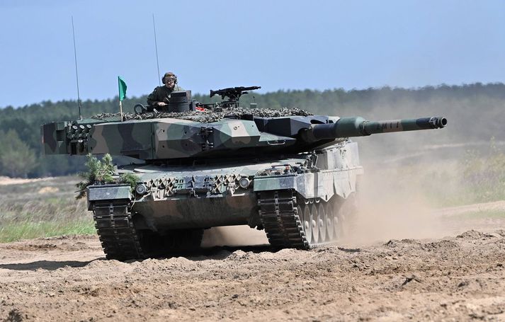 Leopard 2 skriðdreki í eigu pólska hersins.