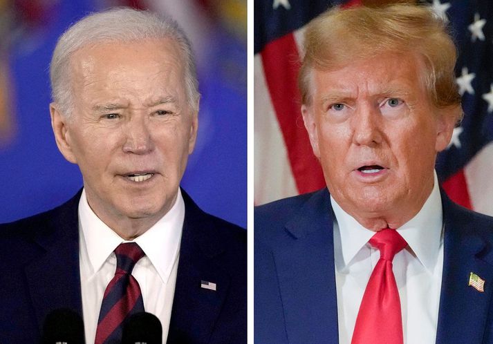 Joe Biden og starfsfólk framboðs hans sjá færi á Trump þegar kemur að deilum um rétt kvenna til þungunarrofs.