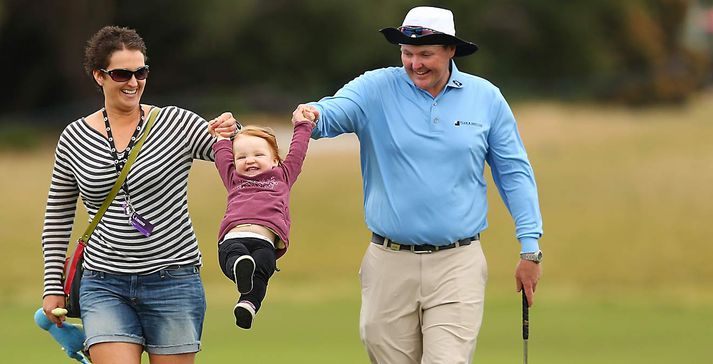 Jarrod Lyle hefur nú baráttu sína á golfvellinum á ný.