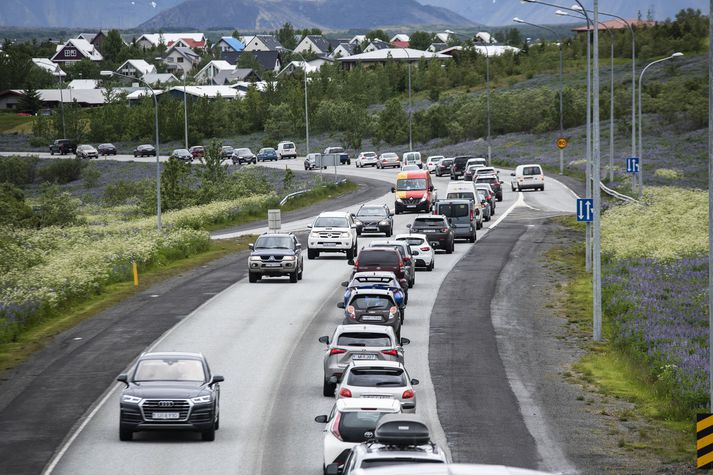 Umferðin er gjarnan þung á höfuðborgarsvæðinu.