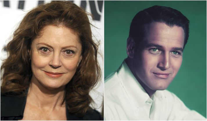 Leikararnir Susan Sarandon og Paul Newman.