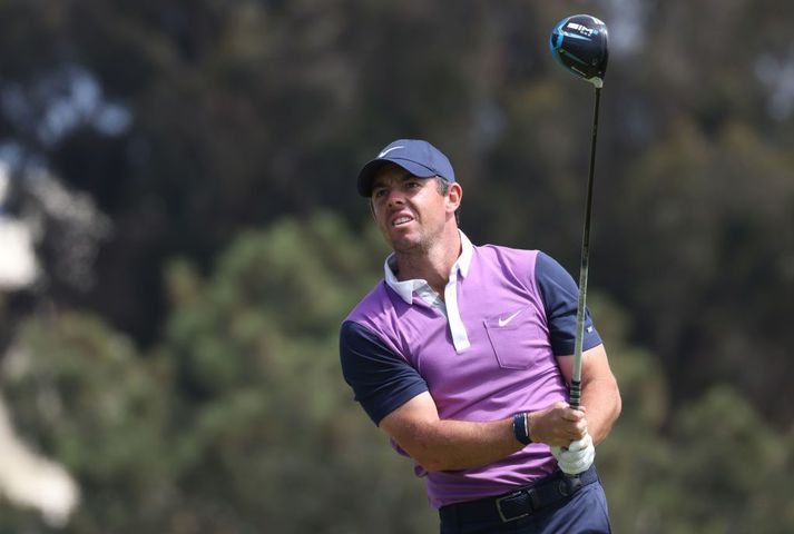 McIlroy var bestur á vellinum í gær. Nær hann að fylgja því eftir í dag?