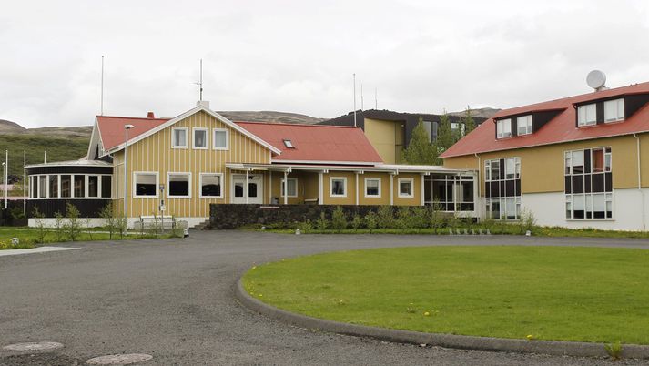 Eignir Háskólans á Bifröst voru boðnar til sölu í vor.