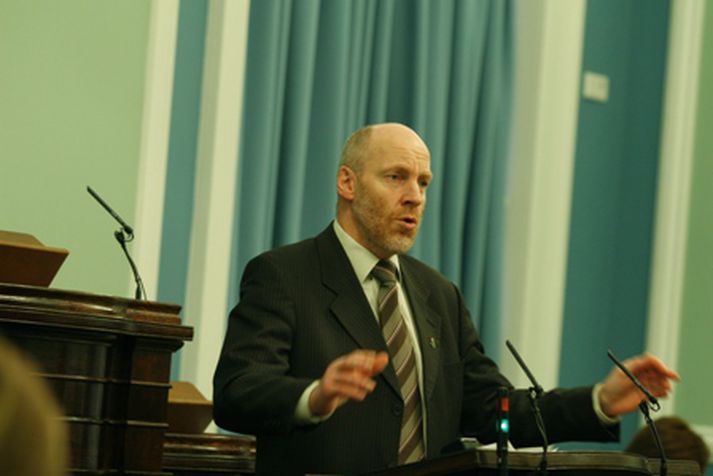 Steingrímur J. Sigfússon, formaður Vinstri grænna.