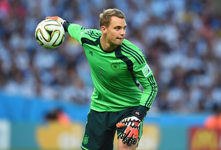 Manuel Neuer var valinn besti markvörðurinn á HM í Brasilíu.