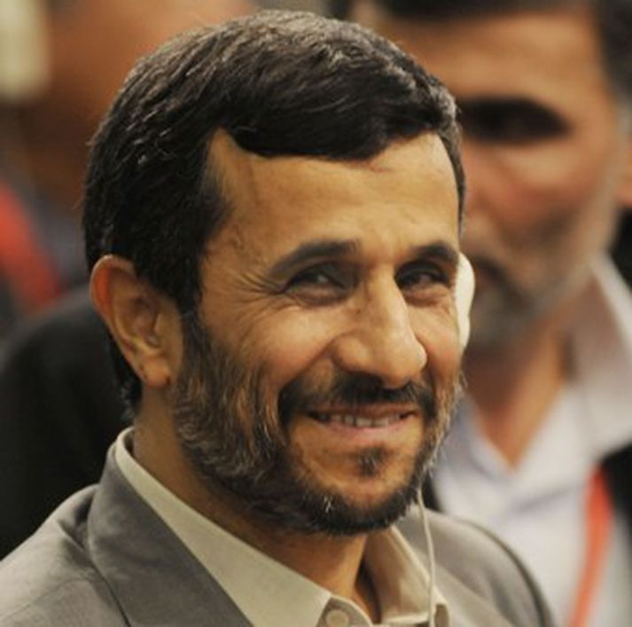 Mahmoud Ahmadinejad forseti Íran.