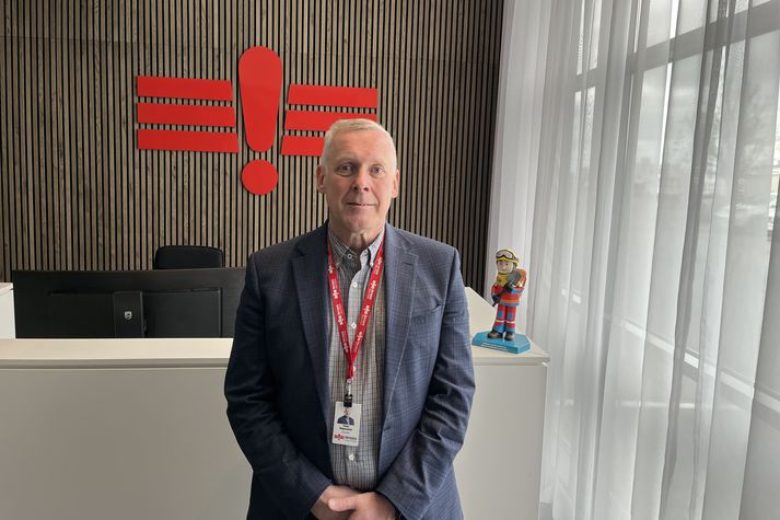 Pétur Magnússon, deildarstjóri vörustýringar og innkaupa hjá Öryggismiðstöðinni. 