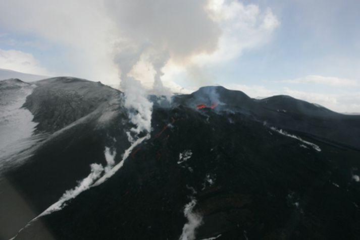 Fimmvörðuháls. Mynd/ Pjetur.