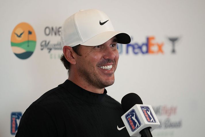 Brooks Koepka er kampakátur þessi dægrin.