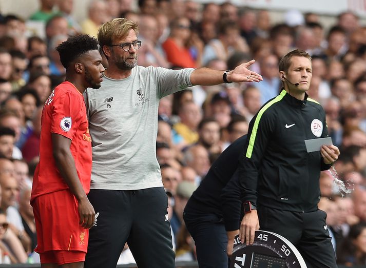 Daniel Sturridge og Jürgen Klopp.