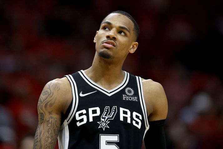 Dejounte Murray átti mjög gott tímabil með San Antonio Spurs og var valinn í Stjörnuleikinn í fyrsta sinn.