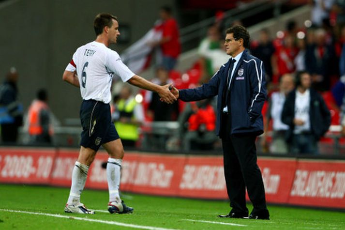 John Terry og Fabio Capello.