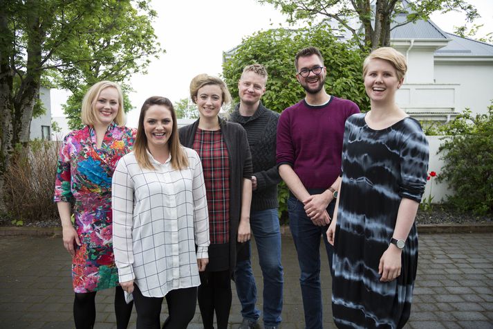 Ísabella Leifsdóttir óperusöngkona, Jónína Björt Gunnarsdóttir leikkona, Rosie Middleton söngkona, Arnar Ingi Richardsson djasstónlistarmaður, Michael Betteridge tónskáld og Ingunn Lára Kristjánsdóttir leikstjóri. 