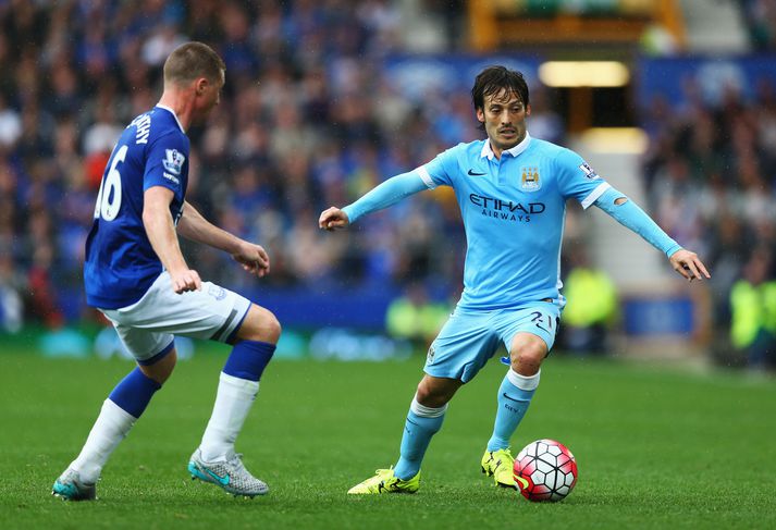 Silva í leik gegn Everton fyrr á tímabilinu.