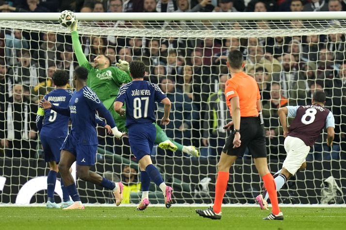 Donnarumma var svo sannarlega betri en enginn í kvöld.