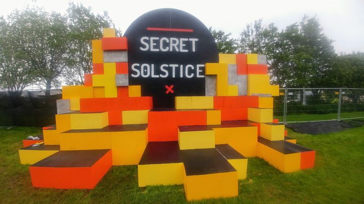 Secret Solstice-tónlistarhátíðin stendur nú yfir í Laugardalnum.