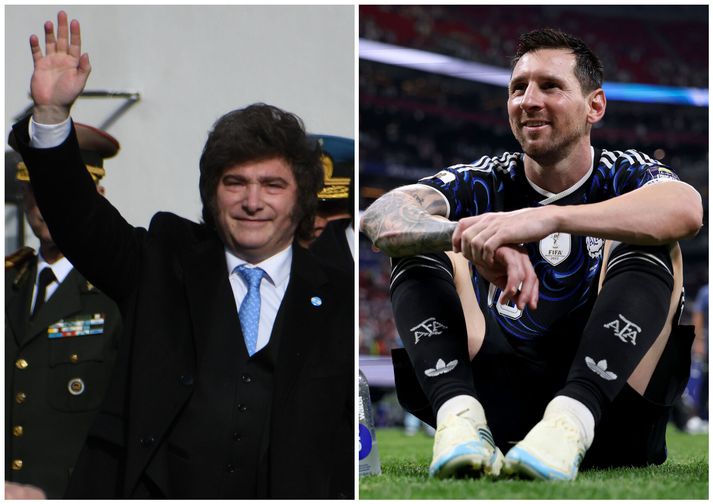 Javier Milei, forseti Argentínu, verður ekki á staðnum þegar Argentínumenn reyna að vera fyrsta þjóðin í 64 ár til að verja heimsmeistaratitil sinn.