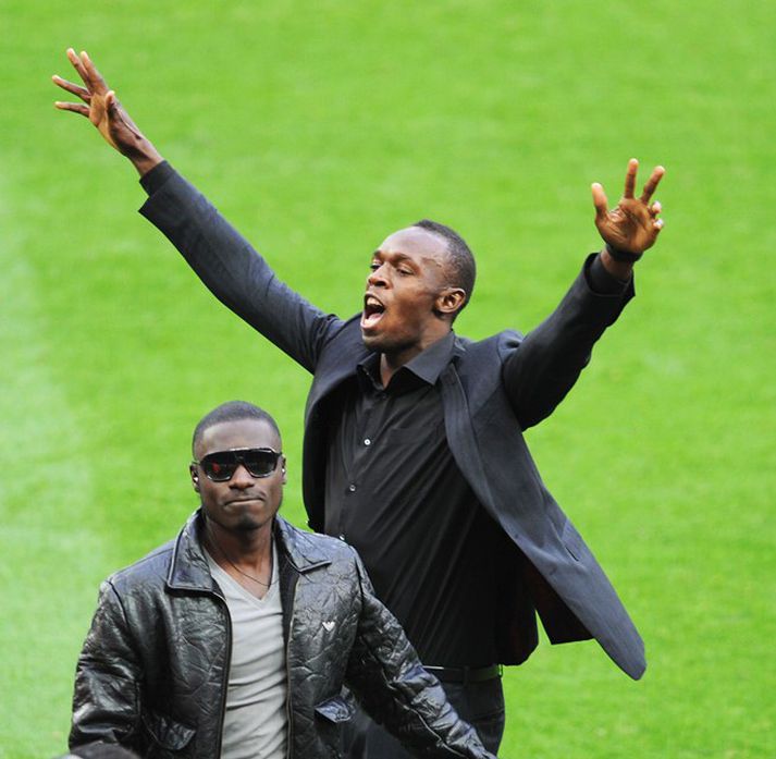 Usain Bolt á úrslitaleik Meistaradeildar á Wembley í maí