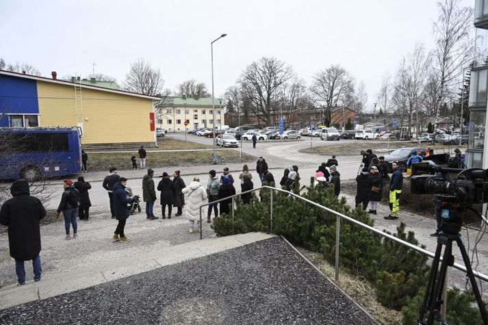 Tilkynnt var um árásina í Vantaa klukkan 9:08 í morgun að staðartíma, eða 6:08 að íslenskum tíma.