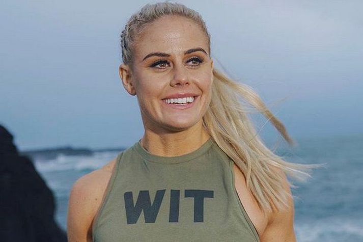 Sara Sigmundsdóttir í auglýsingaherferð WIT Fitnes.