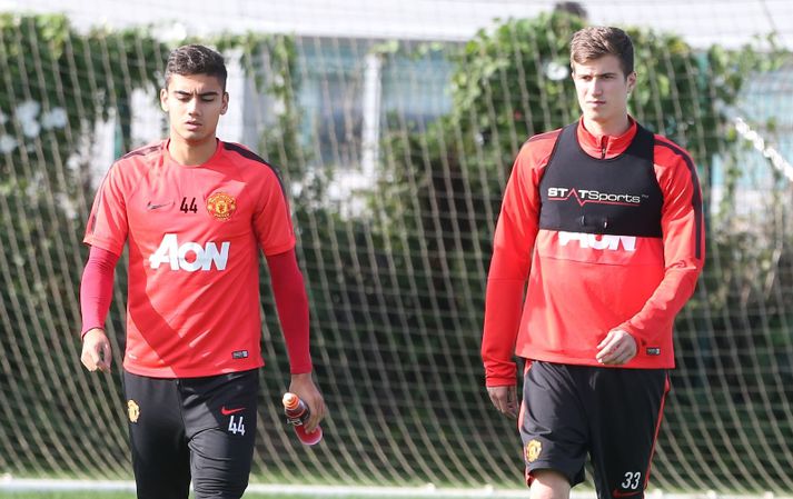 Pereira og McNair á æfingu.