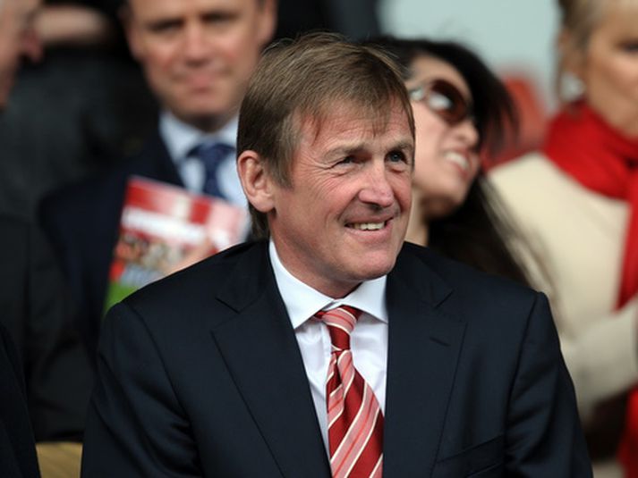 Kenny Dalglish á Anfield í vetur.