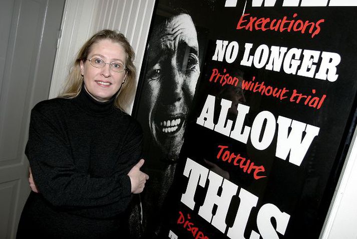 Jóhanna K. Eyjólfsdóttir framkvæmdastjóri Íslandsdeildar Amnesty International.