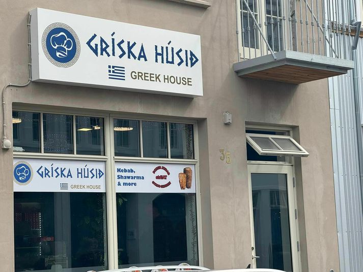 Gríska húsið á Laugavegi.