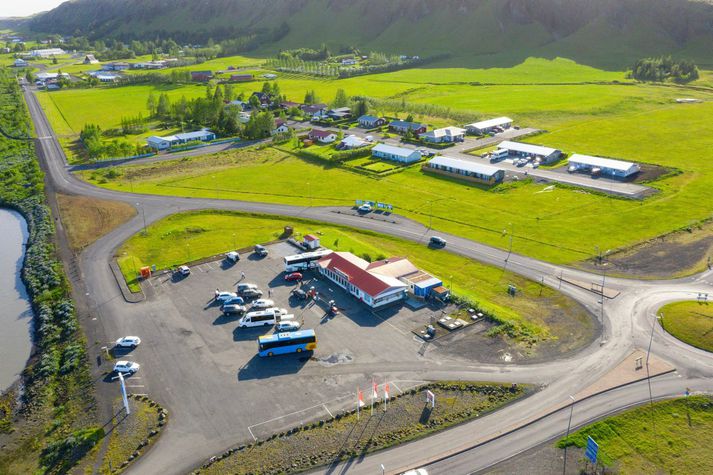 Frá Kirkjubæjarklaustri þar sem einna besta veðrinu er spáð í dag.