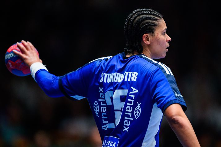 Thea Imani tók vel á því í gær. 