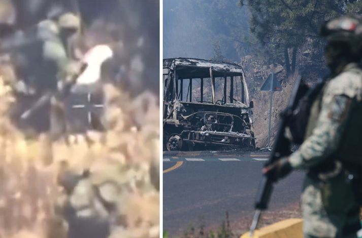 Mexíkóar hafa gefið töluvert í þegar kemur að því að berjast gegn glæpasamtökum þar í landi en Donald Trump, Bandaríkjaforseti, hefur beitt Mexíkóa miklum þrýstingi.