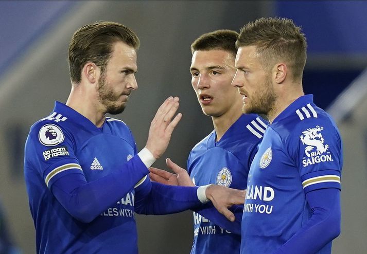 Leicester City vann öruggan 3-0 sigur á WBA í kvöld.