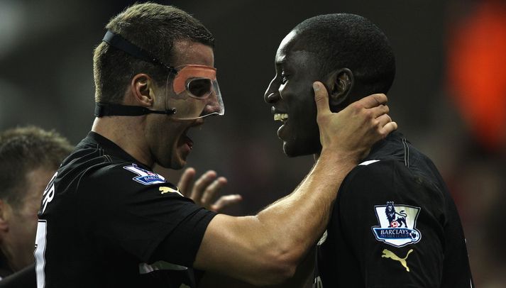 Demba Ba og Steven Taylor