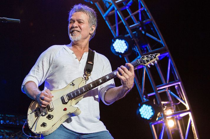 Eddie Van Halen á sviði í september árið 2015.