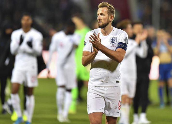 Harry Kane og félagar gætu spilað á heimavelli komast þeir í undanúrslitin á EM í sumar.