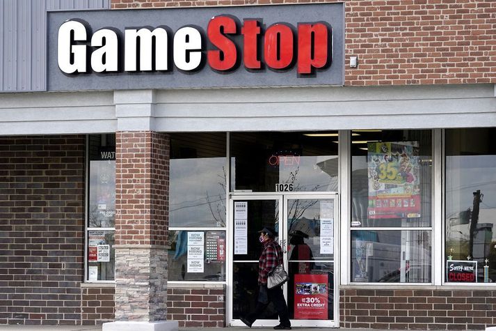 Virði hlutabréfa GameStop hefur hækkað um rúm þúsund prósent á undanförnum þremur mánuðum.