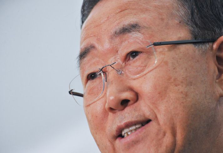 Ban Ki-moon, framkvæmdastjóri Sameinuðu Þjóðanna.