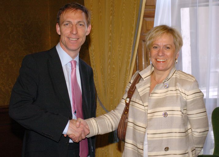 Ingibjörg Sólrún og Jim Murphy.