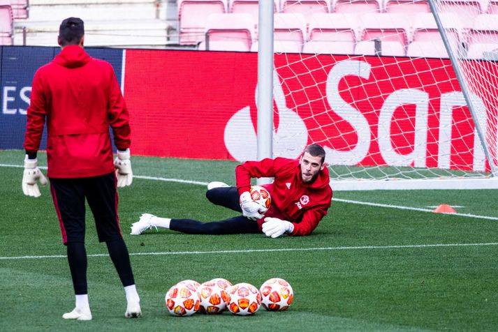 De Gea á æfingasvæðinu