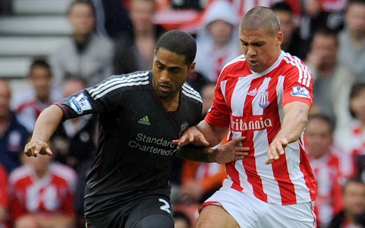 Glen Johnson, hér til vinstri.