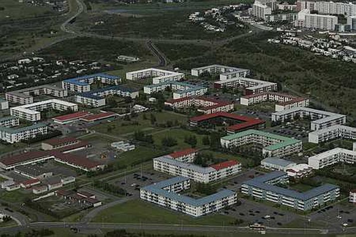 Loftmynd af Bakkahverfinu í Reykjavík.