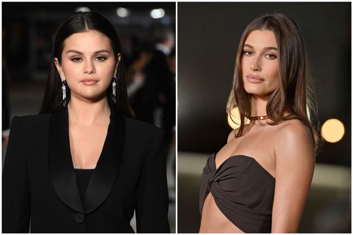 Selena Gomez og Hailey Bieber hafa sig fullsaddar af drama síðustu vikna.