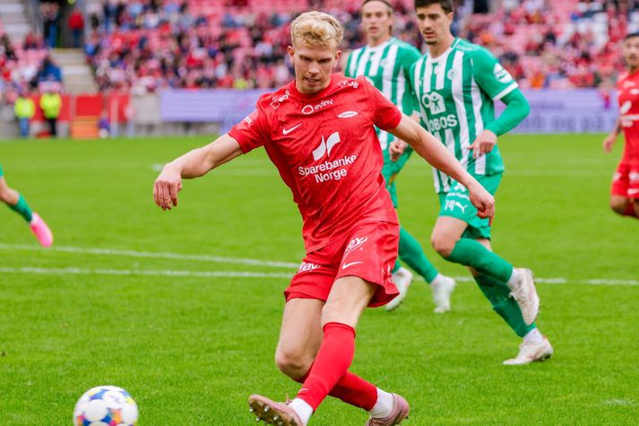 Kjartan í leik með Brann