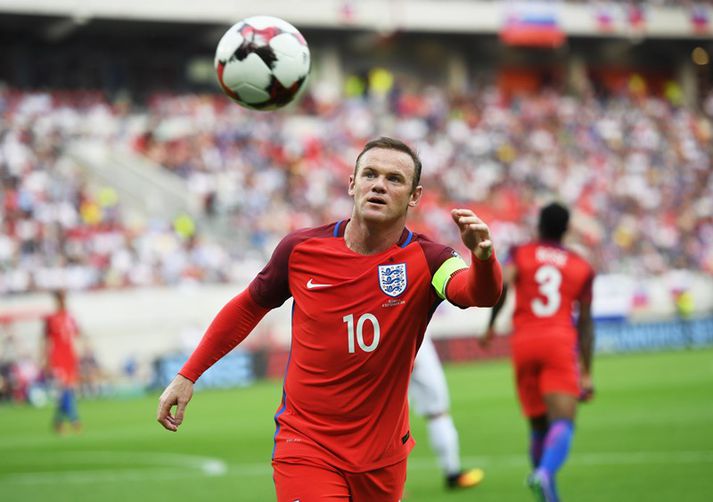 Rooney í leiknum í gær.