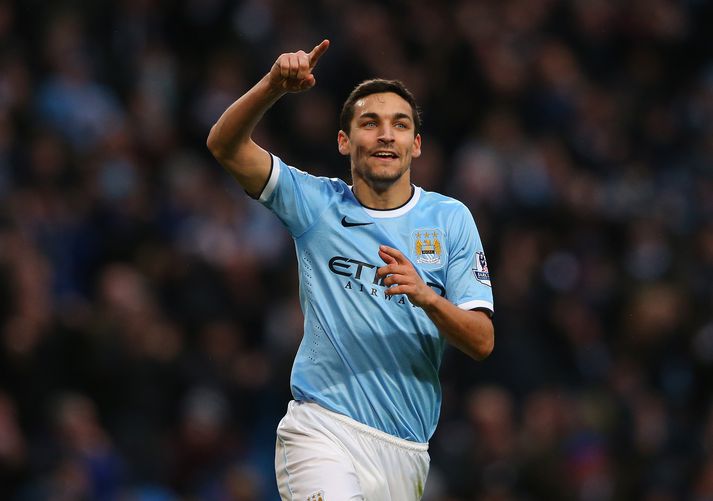 Jesus Navas var á skotskónum um helgina.