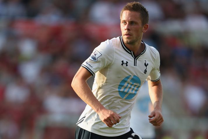 Gylfi Þór Sigurðsson kemur vafalítið við sögu hjá Spurs eftir mörkin tvö gegn Norwich í síðustu umferð.