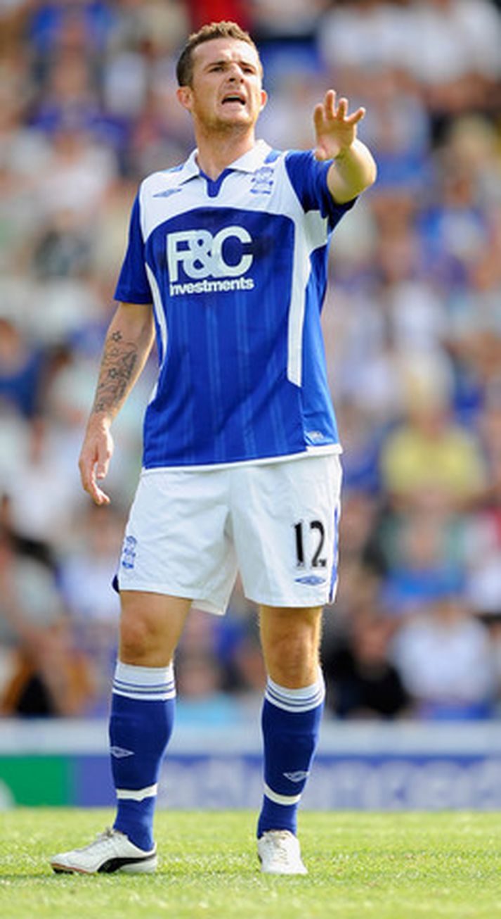 Barry Ferguson í leik með Birmingham í sumar.