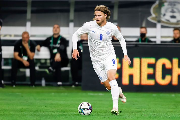 Birkir Bjarnason í landsleik.