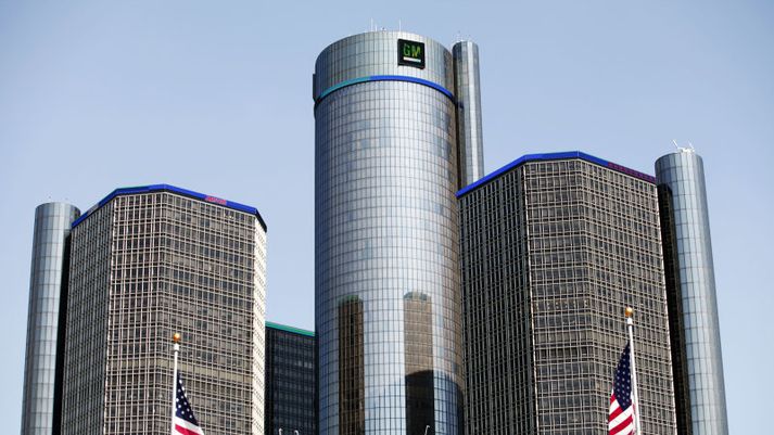 Höfuðstöðvar General Motors í Detroit.