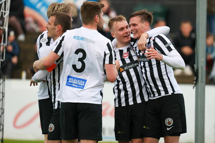 Kristján Flóki Finnbogason skoraði tvívegis gegn Fylki.